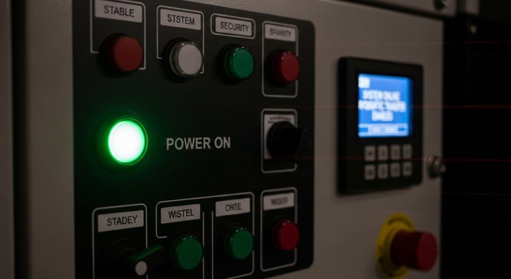 diesel genset guide control panel