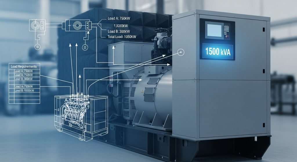 kva sizing calculation generator
